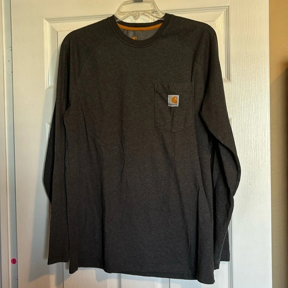 Carhartt Other - Carhartt Force men’s gray long sleeve relaxed fit t-shirt size medium